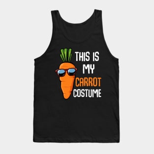 Carrots - This Is My Carrot Costume - Vegetarian Funny Saying Tank Top